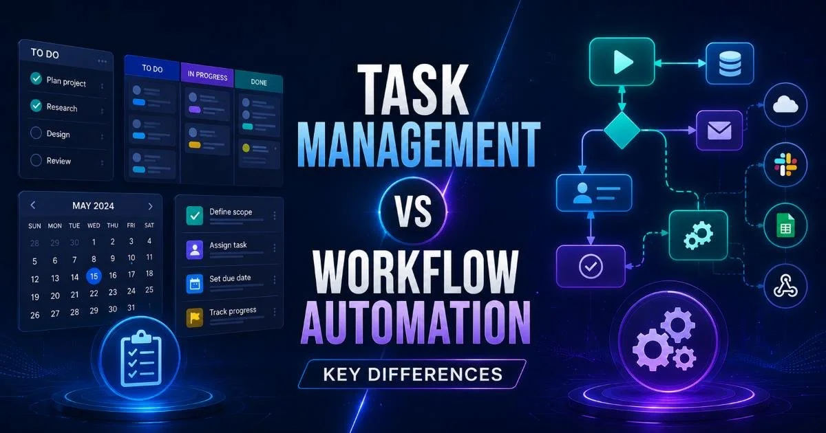 Task Management vs Workflow Automation: Key Differences